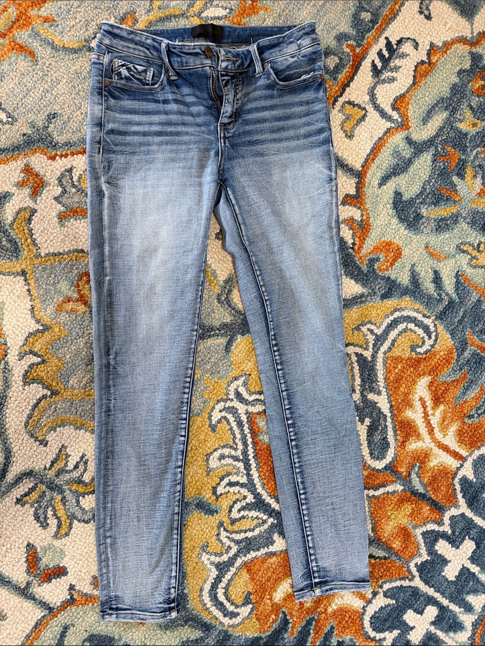 Buckle Black Light Blue Women's Skinny Jeans